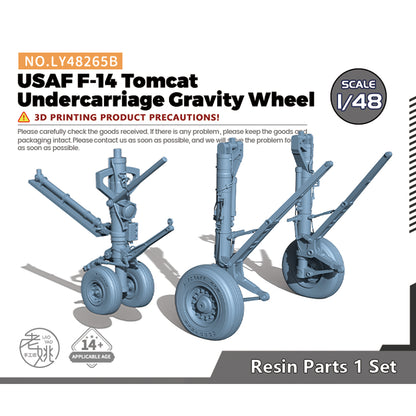 Yao's Studio LY265B 1/32(35,48,72,144) Model Upgrade Parts USAF F-14 Tomcat Undercarriage Gravity Wheel