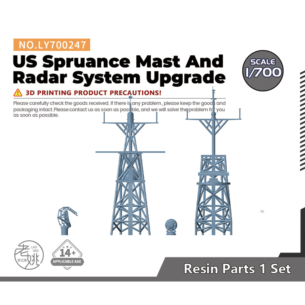 Yao's Studio LY247 1/700(350,200,144) Model Upgrade Parts Royal Navy Radar