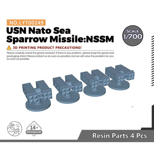 Yao's Studio LY249 Model Upgrade Parts USN Nato Sea Sparrow Missile:NSSM