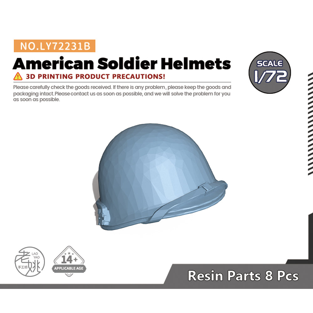 Yao's Studio LY231B Model Upgrade Parts American Soldier Helmets Type2