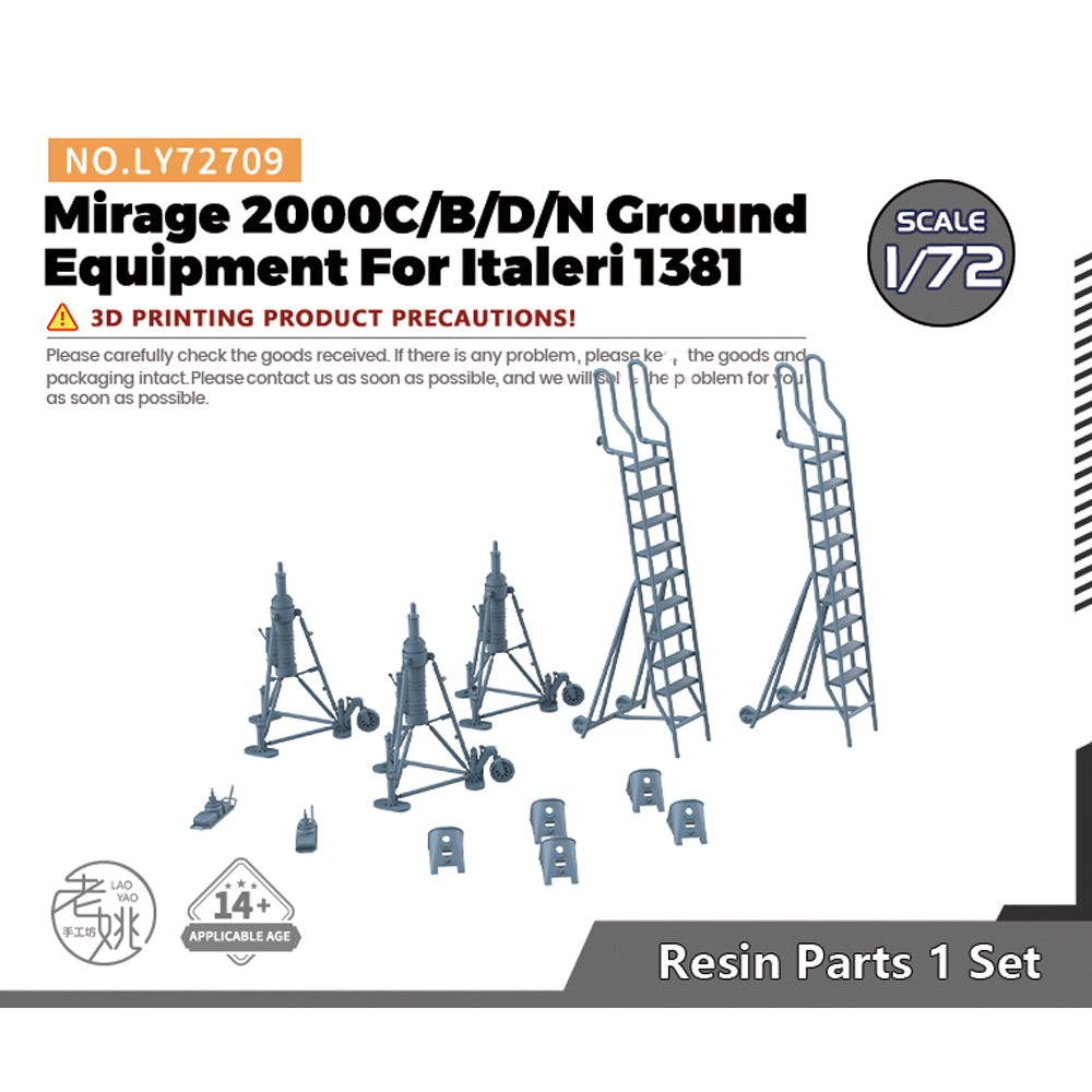 Yao's Studio LY709 Model Upgrade Parts Mirage 2000C/B/D/N Ground Equipment For Italeri 1381