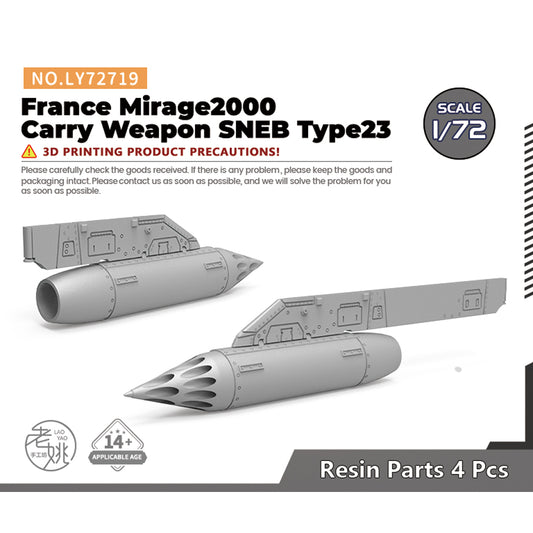 Yao's Studio LY719 Model Upgrade Parts France Mirage2000 Carry Weapon SNEB Type23