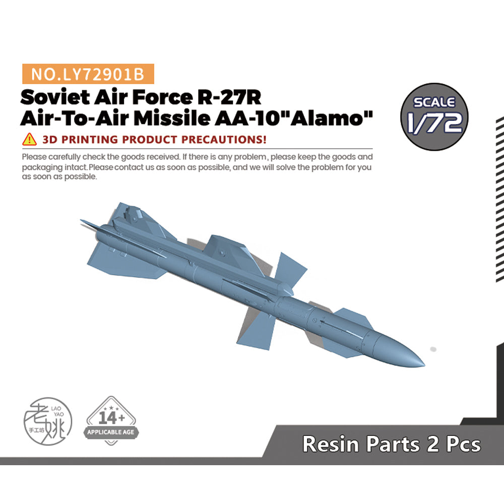 Yao's Studio LY901B Model upgrade Parts Soviet Air Force R-27R Air-To-Air Missile AA-10 Alamo