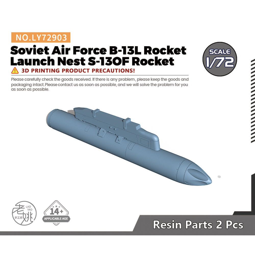 Yao's Studio LY903 Model Upgrade Parts Soviet Air Force B-13L Rocket Launch Nest S-13OF Rocket