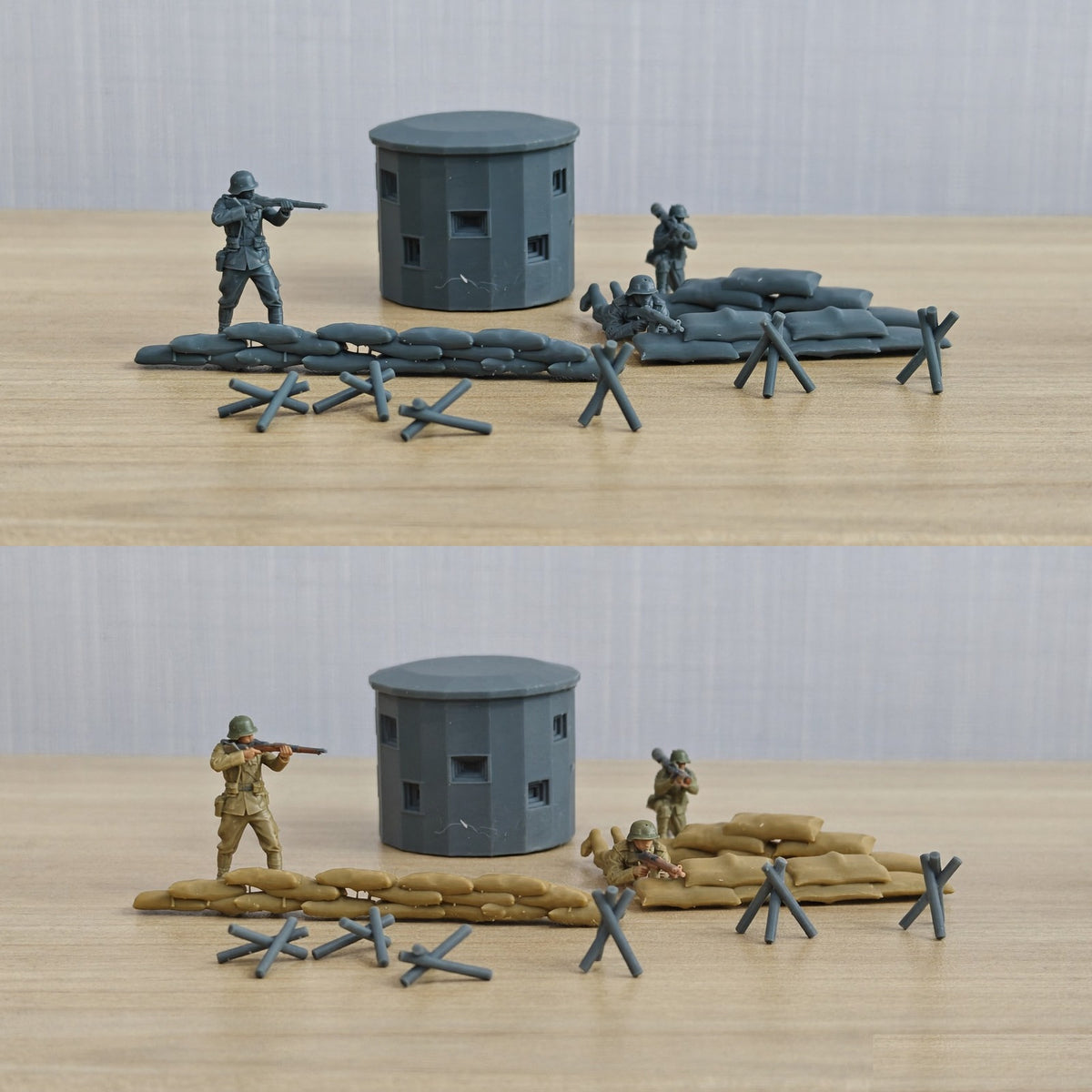Battlefield Wreck Soldiers Scene Set Resin,Battlefield Weapons Accessories Set Resin MRY-SFW LYAF031