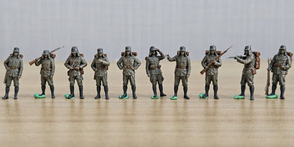 WWII Japanese Infantry Miniature Figure Anti Japanese War Theme Static Soldier Model Scene Accessories MRY-SFW LYAF040