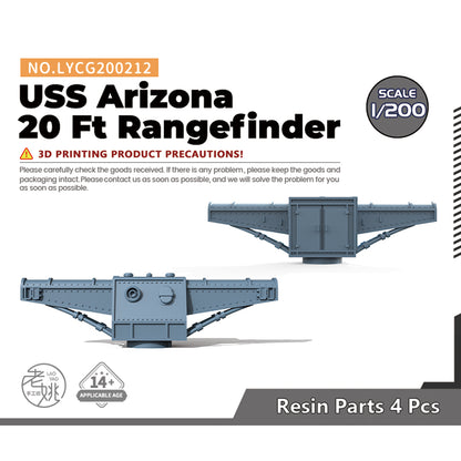Yao's Studio LYCG212 1/700(350,200,144) Model Upgrades Parts USS Arizona 20 Ft Rangefinder