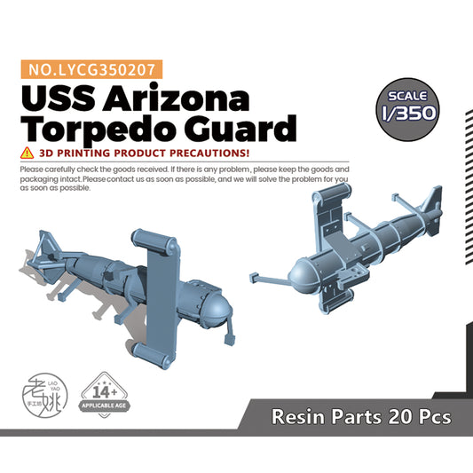 Yao's Studio LYCG207 Model Upgrades Parts USS Arizona Torpedo Guard