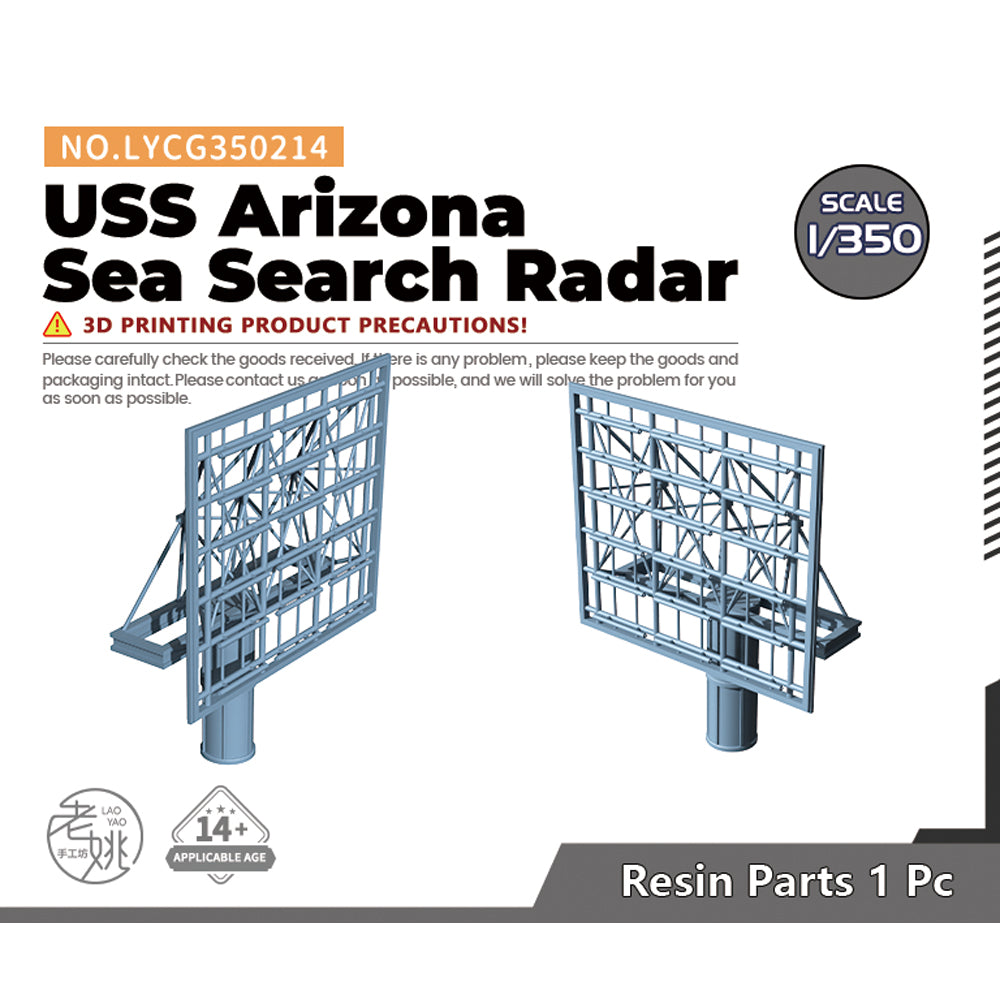 Yao's Studio LYCG214 Model Upgrades Parts USS Arizona Sea Search Radar