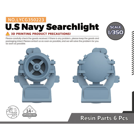 Yao's Studio LYCG223 Model Upgrade Parts U.S Navy Searchlight