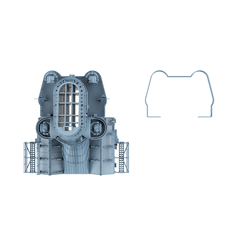 Yao's Studio LYCG335 Model Upgrade Parts Bismarck Battleship Chimney And Hangar