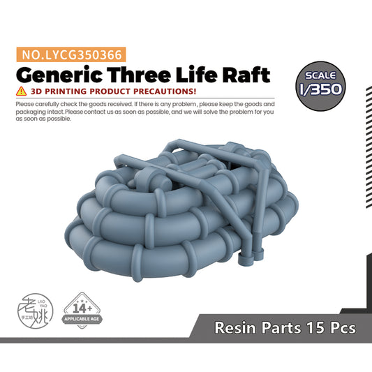 Yao's Studio LYCG366 Model Upgrades Parts Generic Three Life Raft