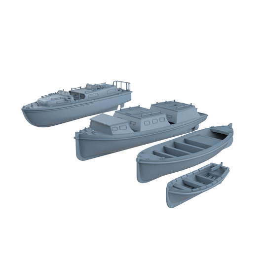 Yao's Studio LYCG374 Model Upgrades Parts Royal Navy Life Boats 4 Styles 2 sets Type A