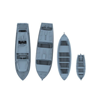 Yao's Studio LYCG374 Model Upgrades Parts Royal Navy Life Boats 4 Styles 2 sets Type A