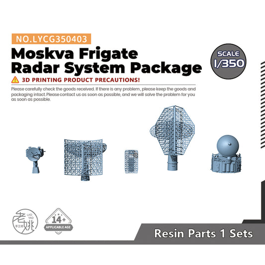 Yao's Studio LYCG403 Model Upgrades Parts Moskva Frigate Radar System Package