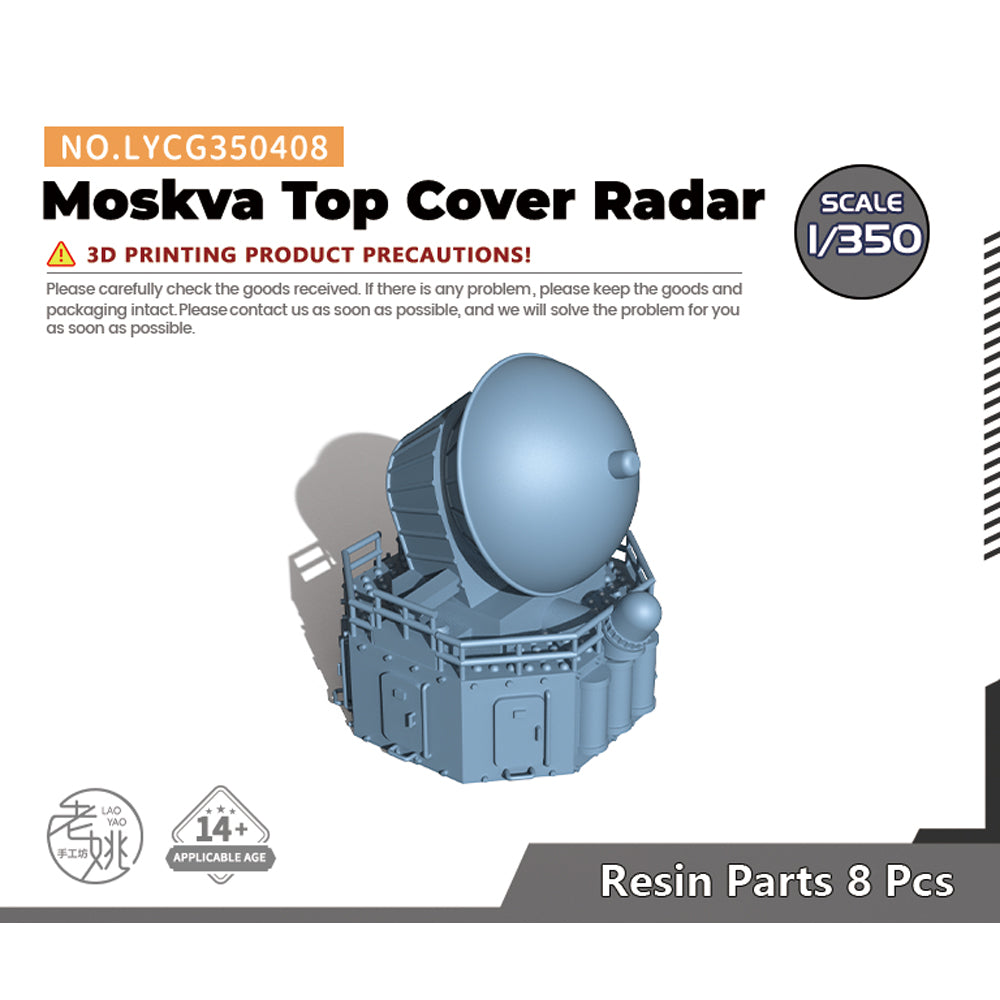 Yao's Studio LYCG408 Model Upgrade Parts Moskva Top Cover Radar