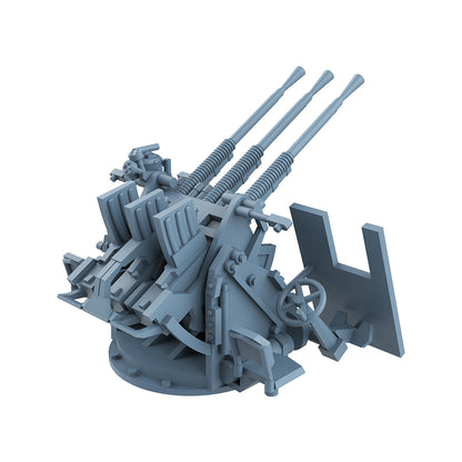 Yao's Studio LYCG605 Model Upgrade Parts Japanese Navy Triple Anti-Aircraft Guns With Shields