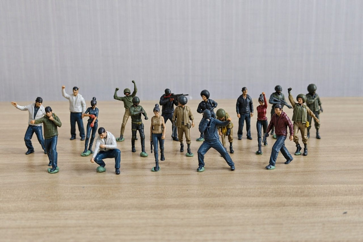 Peace Elite 2, game theme, miniature figure, miniature scene diorama MRY-SFW LYFG002