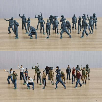 Peace Elite 2, game theme, miniature figure, miniature scene diorama MRY-SFW LYFG002
