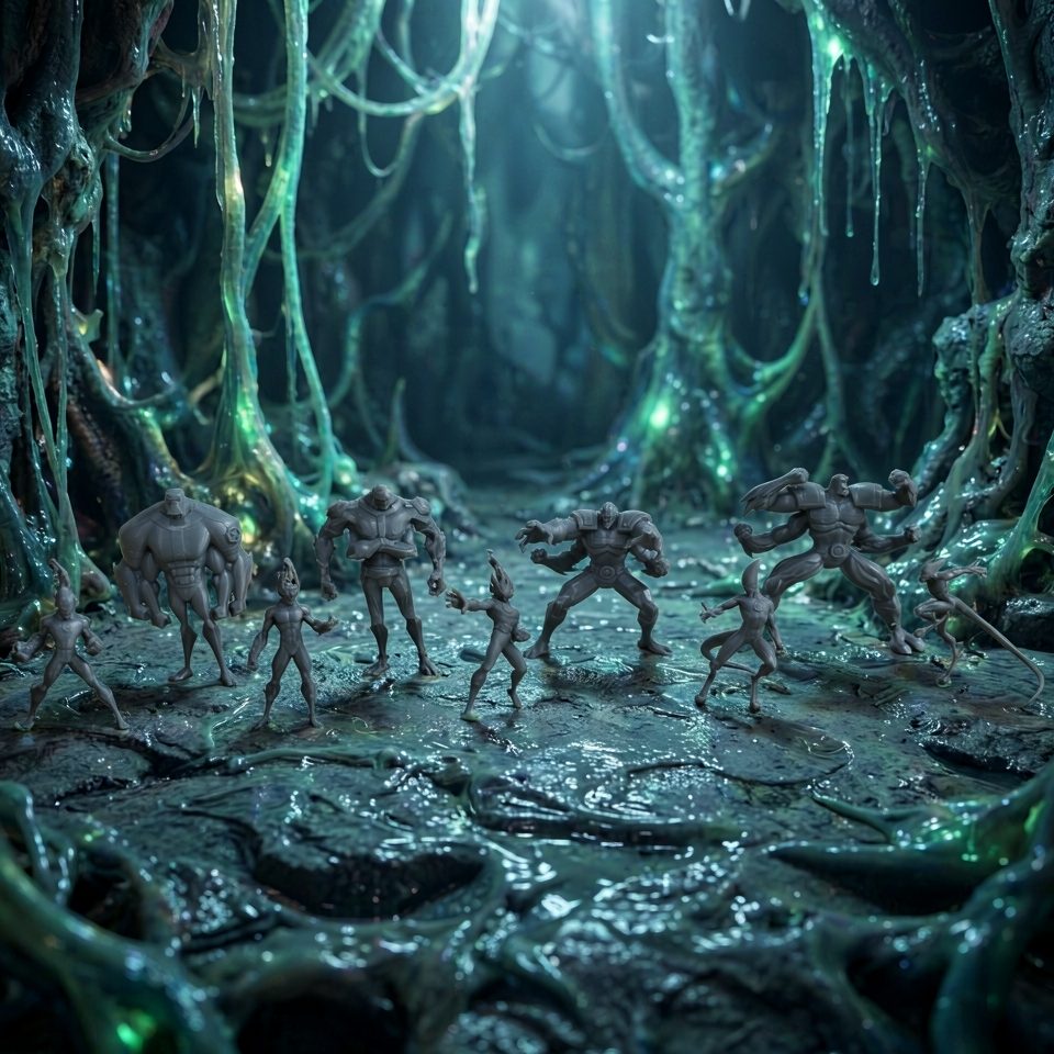 Ben 10, movie theme, miniature figure, miniature scene MRY-SFW LYFT003