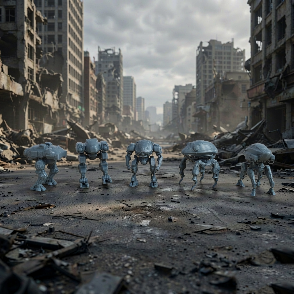 Future Space Travelers Robot 5pcs MRY-SFW LYFX35MM002