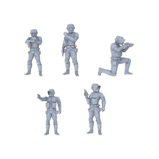 Yao's Studio LYGR009 Imperial Recon Strike Team Miniatures War Game Plastic Model Star Wars Miniature Set 1set