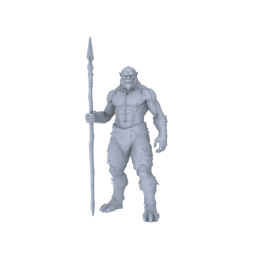 MRY-SFW LYGR094 Medieval savage war flag resin white model miniature soldier scene character figure hand painted