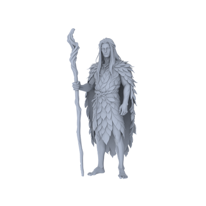MRY-SFW LYGR094 Medieval savage war flag resin white model miniature soldier scene character figure hand painted