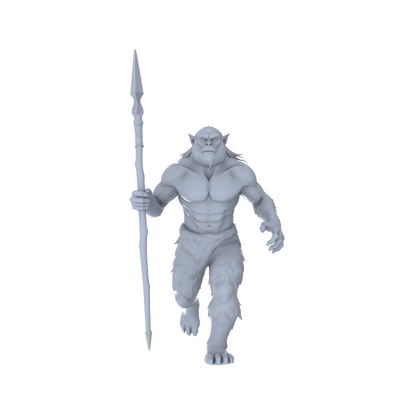 MRY-SFW LYGR094 Medieval savage war flag resin white model miniature soldier scene character figure hand painted