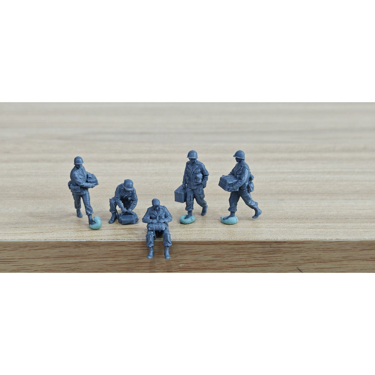WWII US Army Logistics Wargame Resin Blank Model Miniature Scene Figure Handmade Model Hand Painted MRY-SFW LYGR186