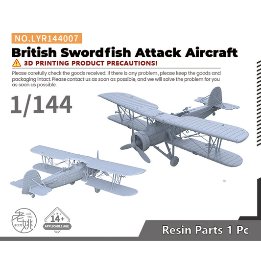 Yao's Studio LYR007 Fighter Aircraft Military Model Kit British Swordfish Walrus Amphibious Aircraft