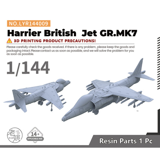 Yao's Studio LYR009 Fighter Aircraft Military Model Kit British Harrier Jet GR.MK7