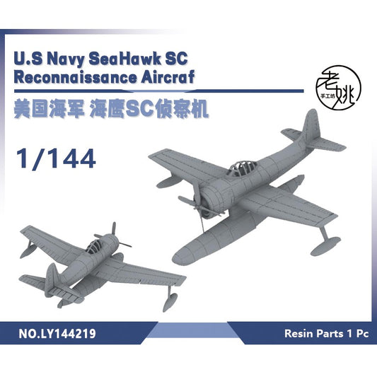 Yao's Studio LYR219 Fighter Aircraft Military Model Kit US Navy SeaHawk SC Reconnaissance Aircraf