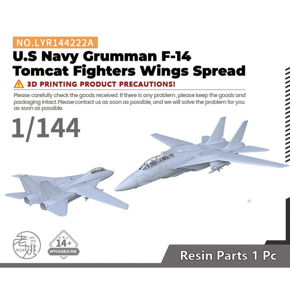 Yao's Studio LYR222A Fighter Aircraft Military Model Kit US Navy Grumman F-14 Tomcat