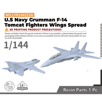 Yao's Studio LYR222A Fighter Aircraft Military Model Kit US Navy Grumman F-14 Tomcat