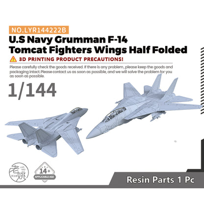 Yao's Studio LYR222B Fighter Aircraft Military Model Kit US Navy Grumman F-14 Tomcat