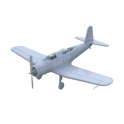 Yao's Studio LYR240 Fighter Aircraft Military Model Kit US SB2U-3 Defender Dive Bomber