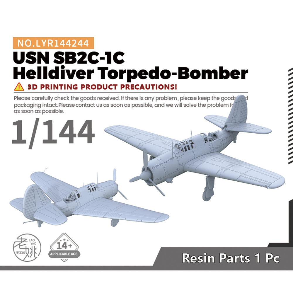 Yao's Studio LYR244 Military Model Kit USN SB2C-1C Helldiver Torpedo-Bomber