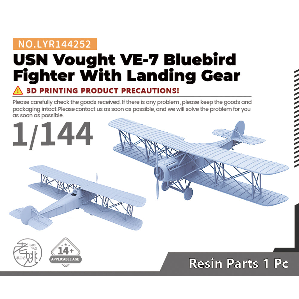 Yao's Studio LYR252 Military Model Kit USN Vought VE-7 Bluebird Fighter With Landing Gear