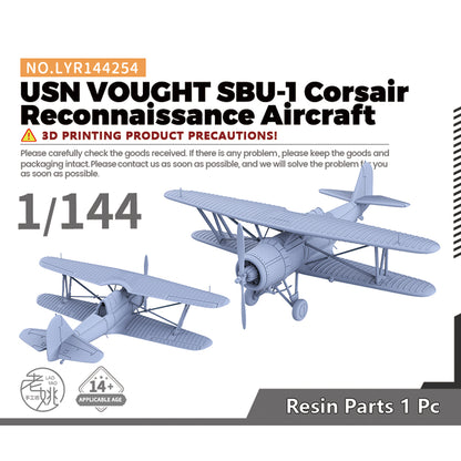 Yao's Studio LYR254 Military Model Kit USN VOUGHT SBU-1 Corsair Reconnaissance Aircraft