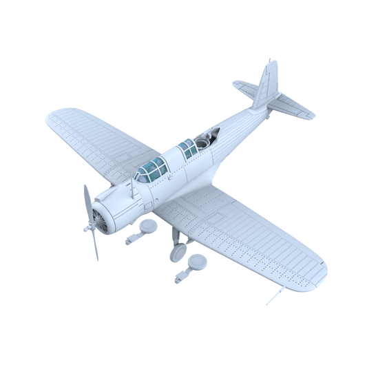 LYR261 Military Model France Vought V-156F Dive Bomber – LCD 3D printed resin model kit, image 1