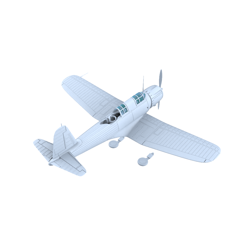 LYR261 Military Model France Vought V-156F Dive Bomber