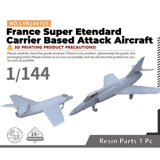 Yao's Studio LYR705 Fighter Aircraft Military Model Kit France Super Etendard Carrier Based Attack Aircraft