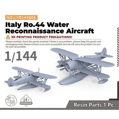 Yao's Studio LYR806 Fighter Aircraft Military Model Kit Italy Ro.44 Water Reconnaissance