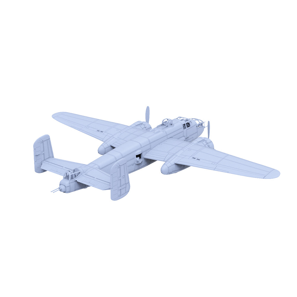 Yao's Studio 221A Military Model Kit U.S Navy B-25J-1 Mitchell Bomber Touch Down