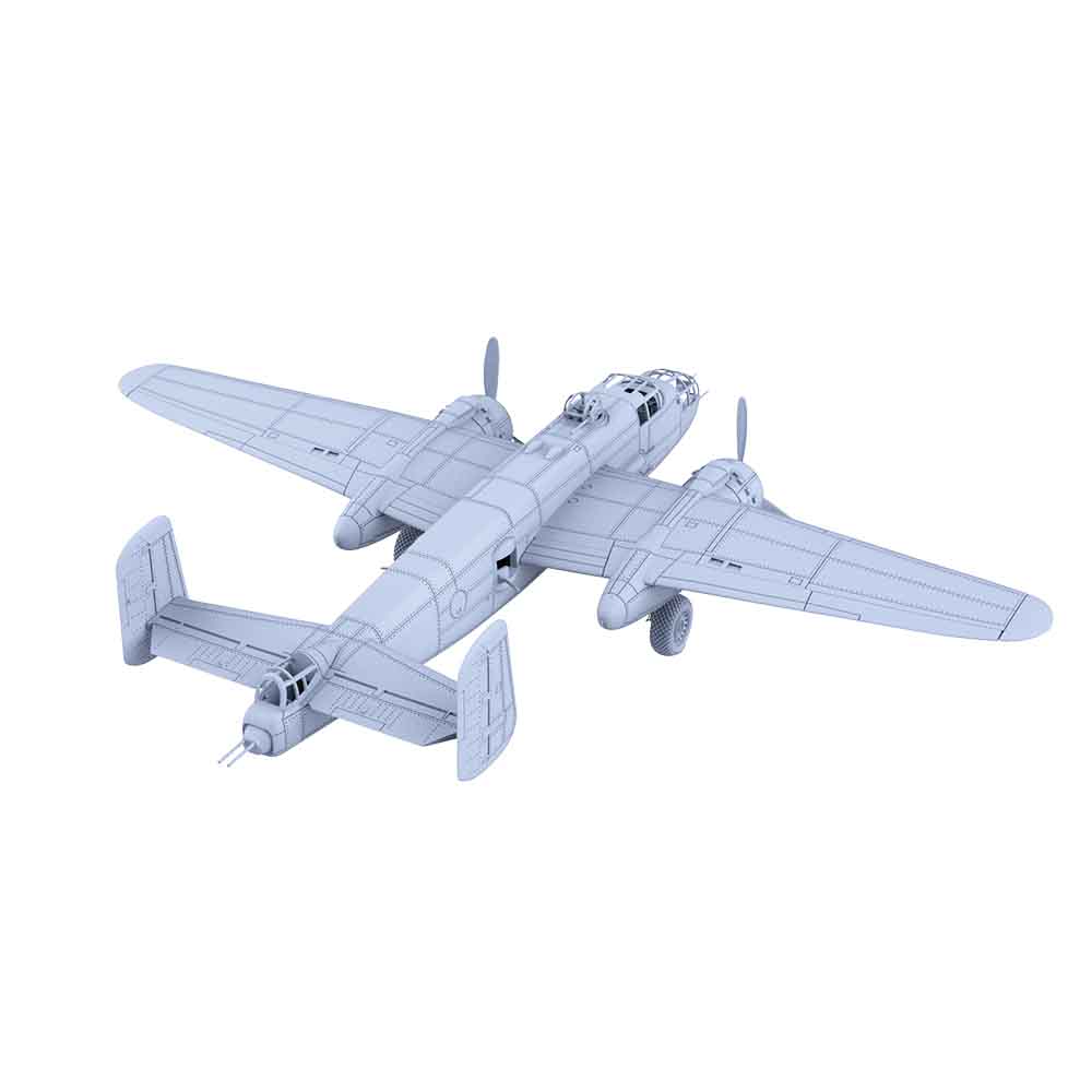 Yao's Studio 221B Military Model Kit U.S Navy B-25J-1 Mitchell Bomber Take Off