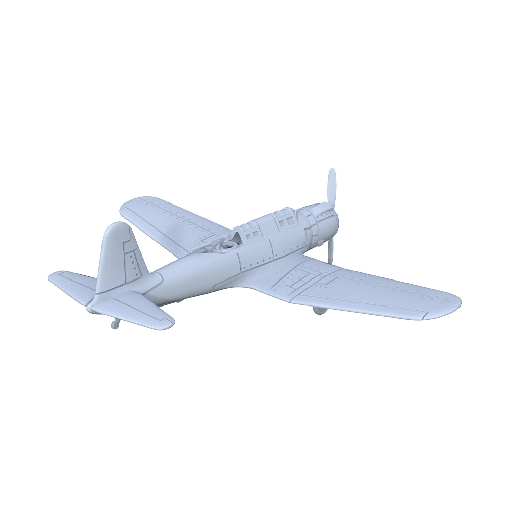 Yao's Studio LYR240A Military Model Kit USAF SB2U-3 Defender Dive Bomber Touch Down