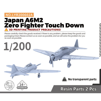 Yao's Studio LYR602A Military Model Kit Japan A6M2 Zero Fighter Touch Down