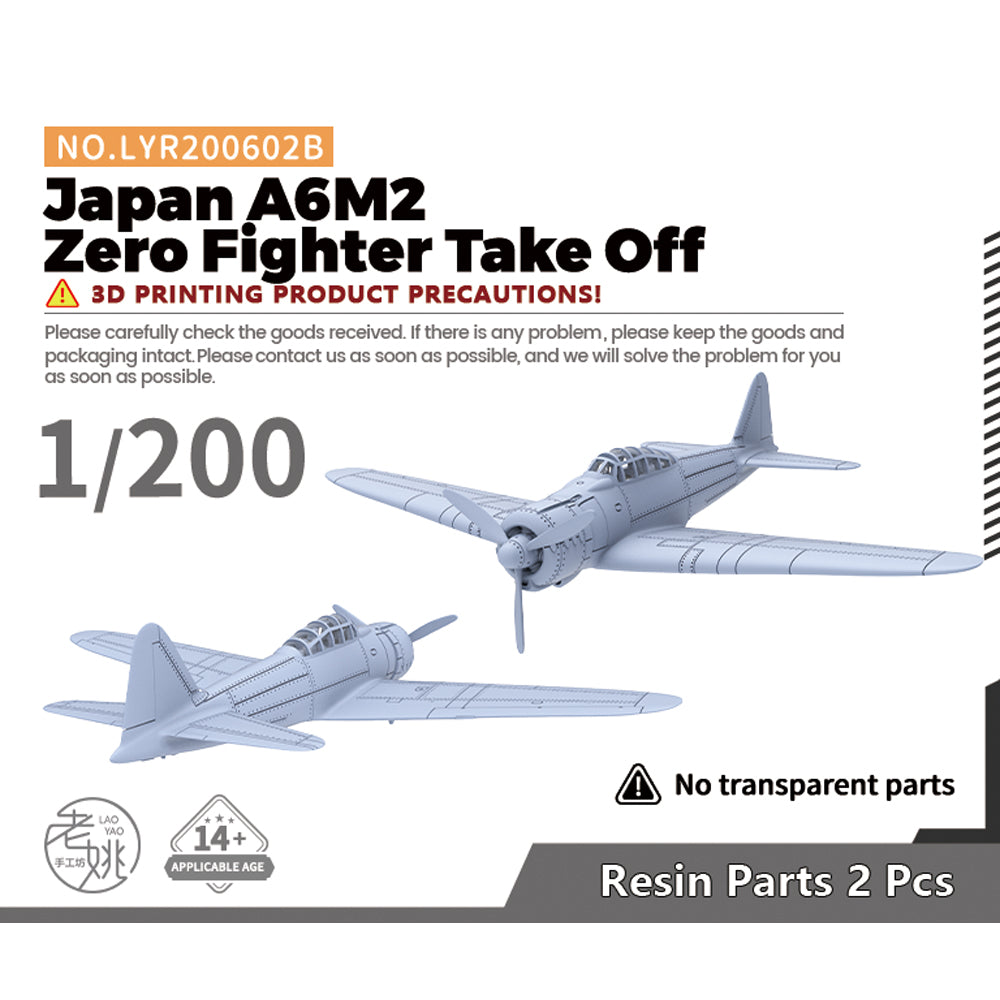 Yao's Studio LYR602B Military Model Kit Japan A6M2 Zero Fighter Take Off