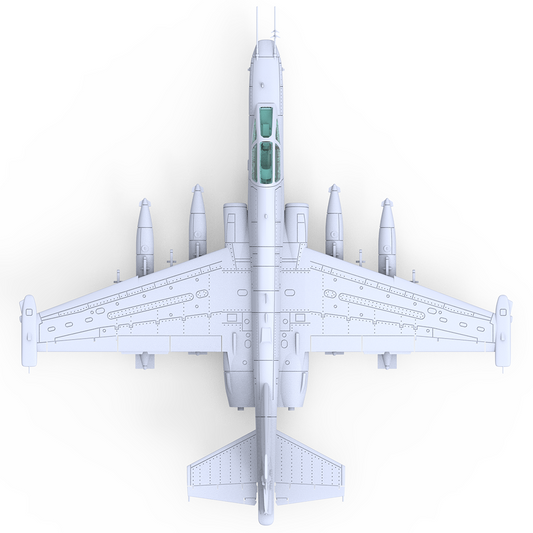 Yao's Studio LYR909A 1/350 Military Model Kit Soviet SU-39 Attack Aircraft Touch Down